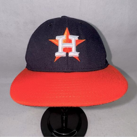 New Era 59fifty Houston Astros Authentic Official On Field Cap Hat Low Profile 7 - Picture 1 of 6